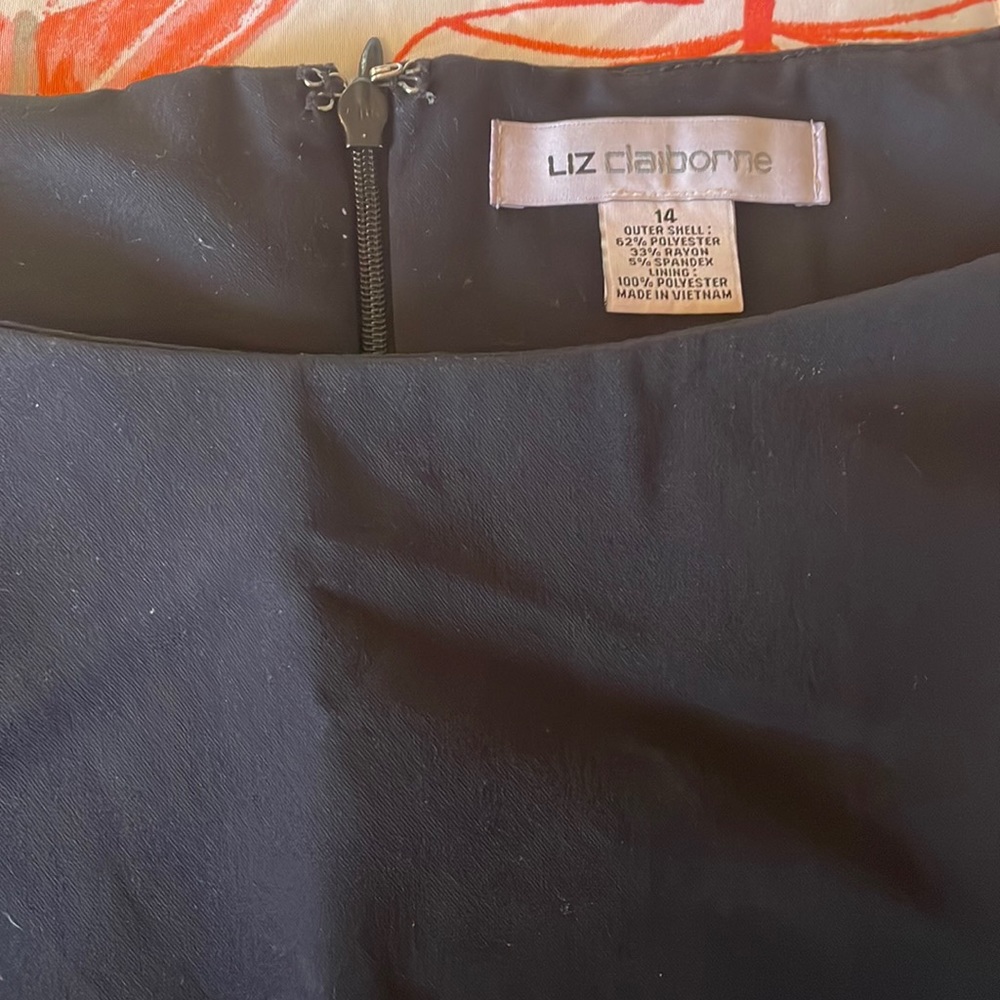 Liz Claiborne Fully Lined Black Dress